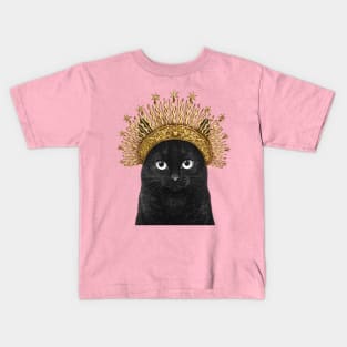 Queen of black cats Kids T-Shirt